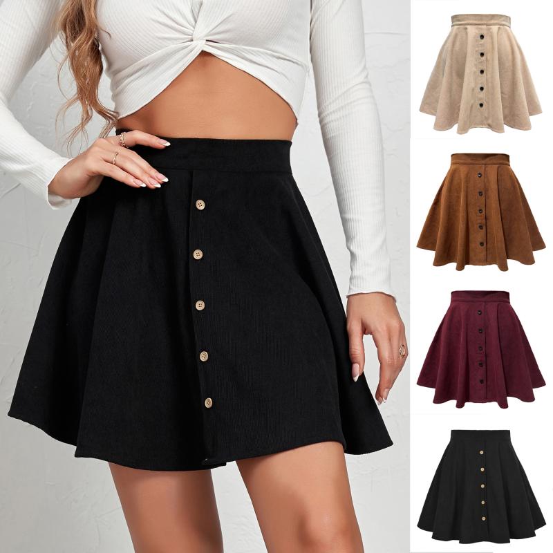 Button-Front Fine-Knit Skirt | Womens Skirts Clothing Skirts