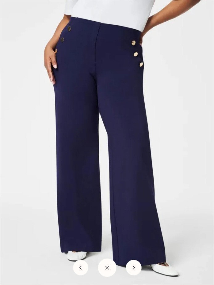 Button-Front Twill Pants | Womens Pants Clothing Pants