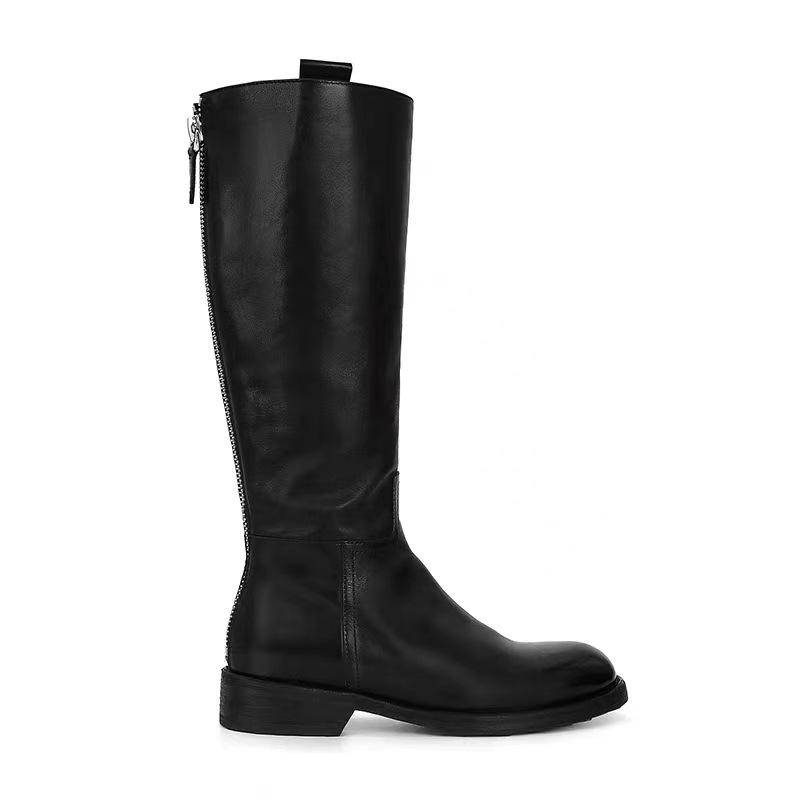 Calf-High Leather Boots | Womens Boots Boots Boots