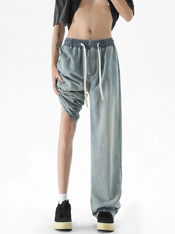 Denim Pull-on Pants | Womens Jeans Clothing Jeans