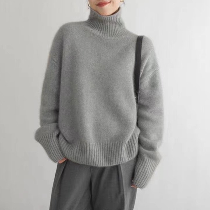 Fine-Knit Mock Turtleneck Sweater | Womens Cardigans & Sweaters Cardigans & Sweaters Cardigans & Sweaters