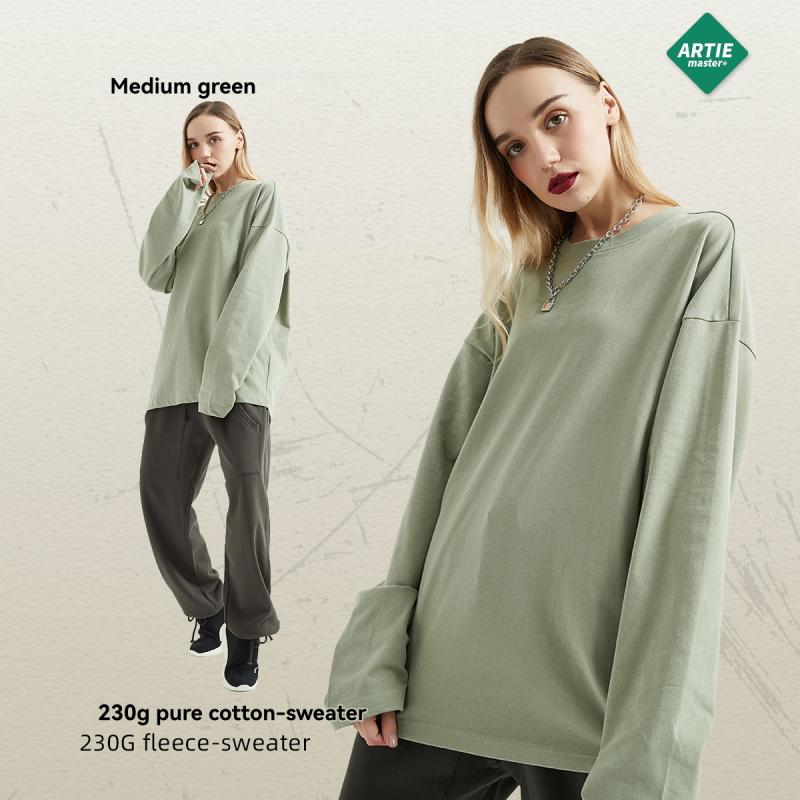 Long-Sleeved Cotton Top | Womens Tops & T-Shirts Clothing Tops & T-Shirts