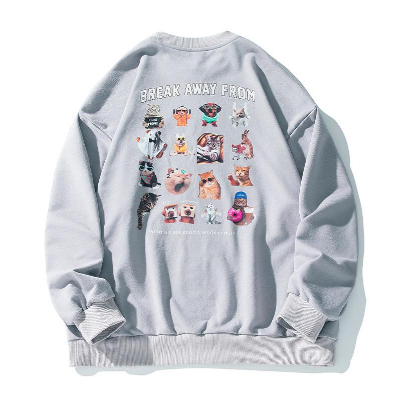 Oversized Printed Sweatshirt | Womens Hoodies & Sweatshirts Clothing Hoodies & Sweatshirts