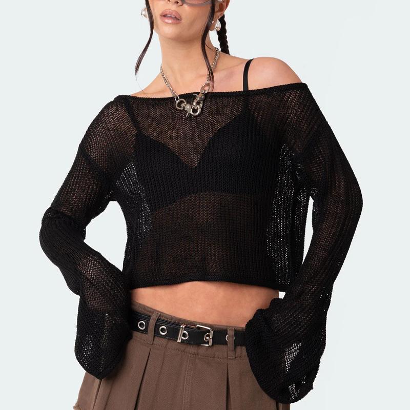 Pointelle-knit Corset-style Top | Womens Tops & T-Shirts Clothing Tops & T-Shirts