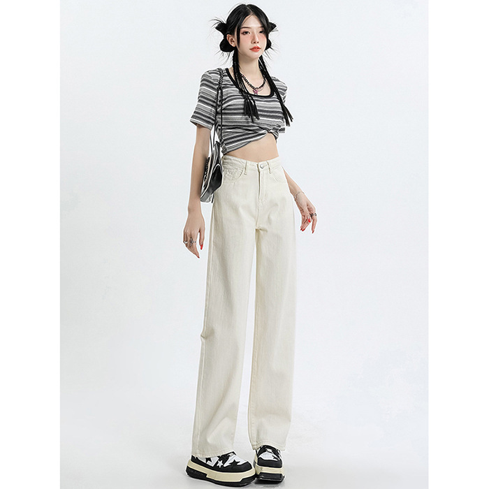 Straight Twill Pants | Womens Pants Clothing Pants