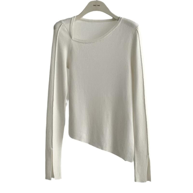 Sweater with Asymmetric Neckline | Womens Cardigans & Sweaters Cardigans & Sweaters Cardigans & Sweaters