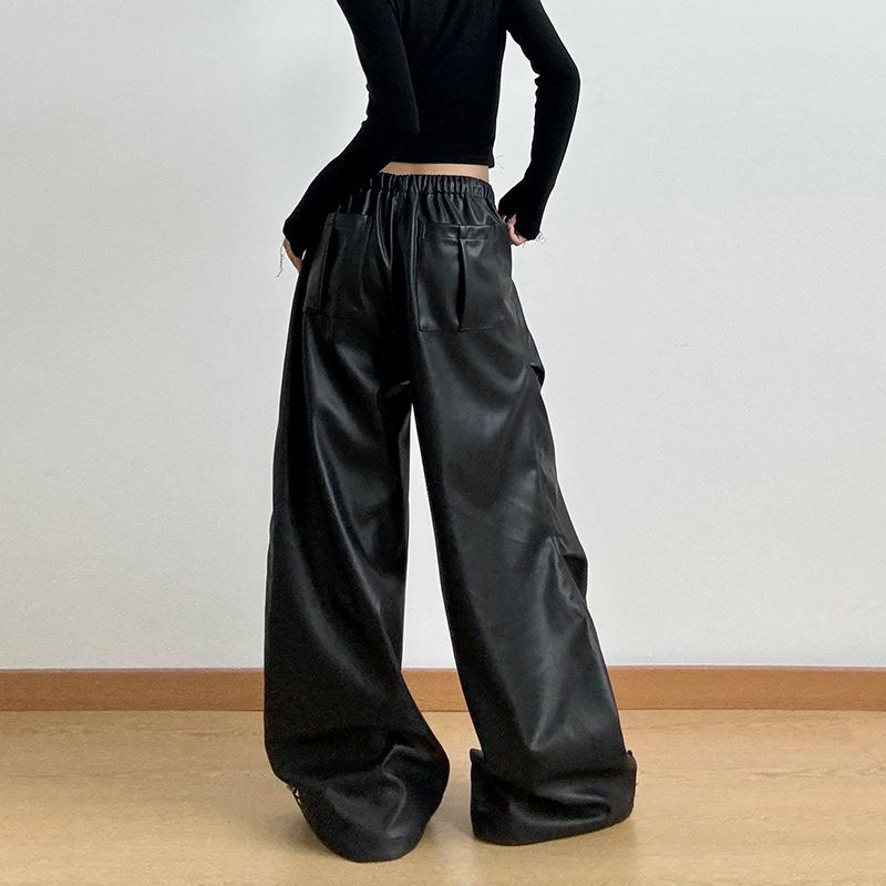 Wide Coated Joggers | Womens Pants Clothing Pants