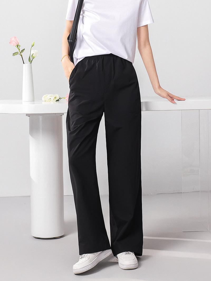 Wide-leg Cotton Pants | Womens Pants Clothing Pants