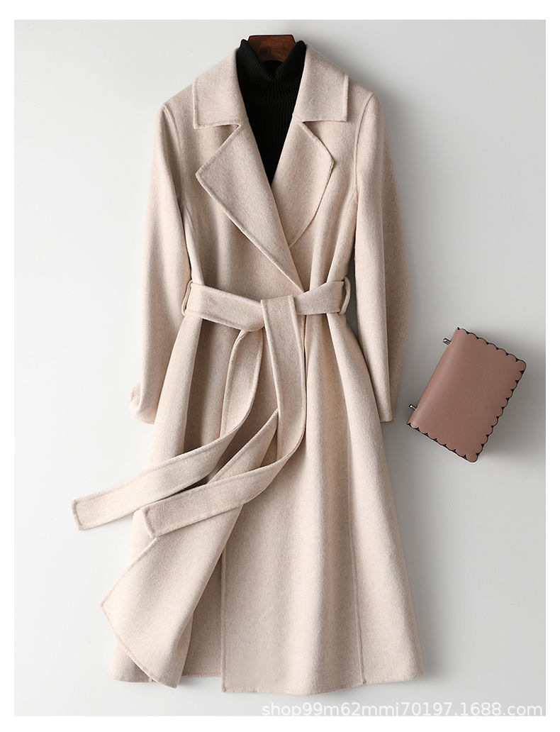 Wool-Blend Tie-Belt Coat | Womens Jacket & Coats Clothing Jacket & Coats