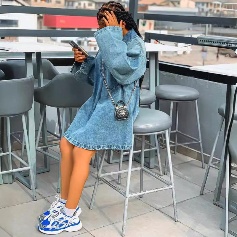 Oversized Denim Shirt | Womens Shirts & Blouses Clothing Shirts & Blouses