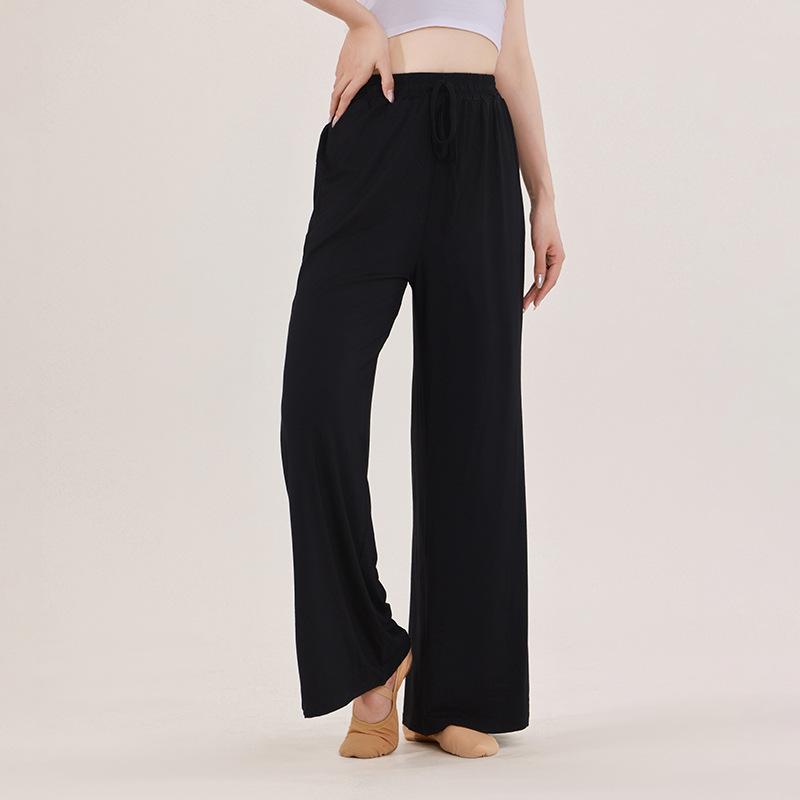 Wide-cut Pull-on Pants | Womens Pants Clothing Pants